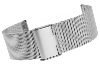 Strieborný mriežkovaný náramok 22mm 301S22