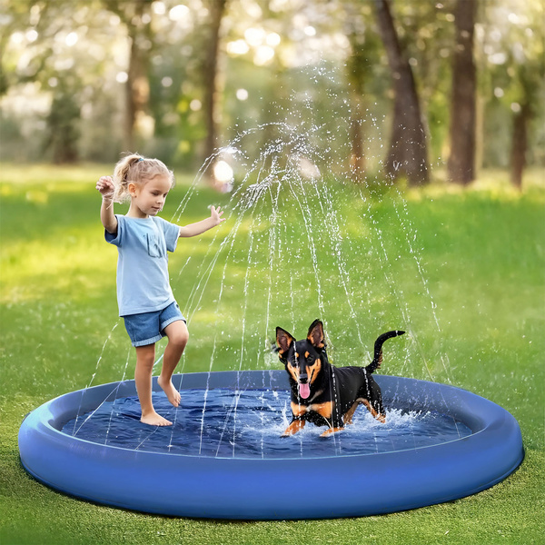 Zavlažovacia podložka, chladiaca podložka pre zvieratá, záhradná fontána pre psov FELIX 100 cm