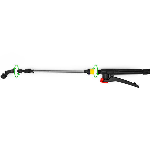 Záhradný tlakový postrekovač 5 l + 4 trysky