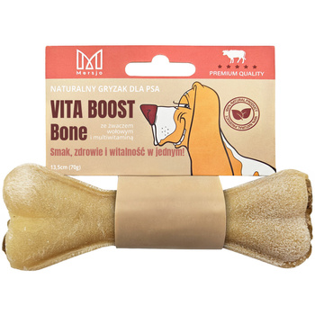 MERSJO žuvacia kosť pre psov s bachorom a multivitamínom 13,5cm - vitalita