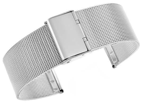 Strieborný mriežkovaný náramok 22mm 301S22