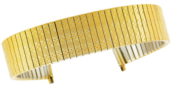 Napínací náramok Gold HQ 18 až 22 mm 112G-18/22