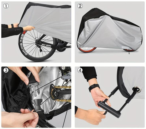 Vodotesný obal na bicykel, motorku, skúter, UV plachta, poťah