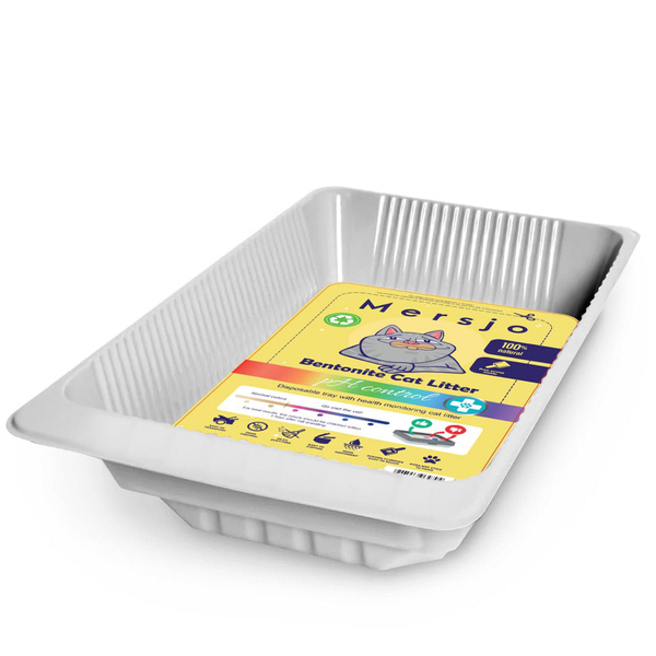 Jednorazová podstielka, bentonitová podstielka pre mačky PH CONTROL so zásobníkom 2,7 l + lopatka