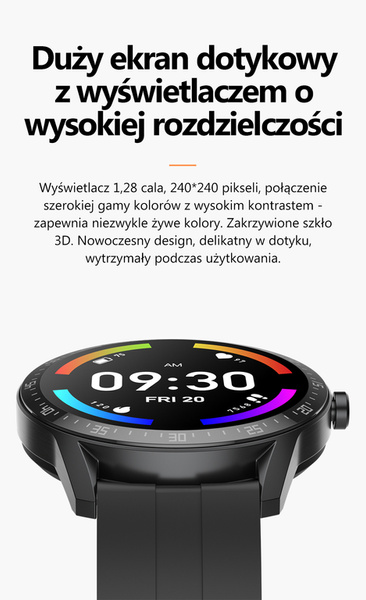 Pánske inteligentné hodinky Sw018-4 Black/Red (Sg012d) Custom Ciferníky