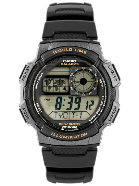 Pánske hodinky Ae-1000w 1av (Zd073a) - svetový čas