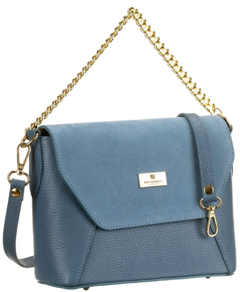 Elegantná messenger taška s retiazkou