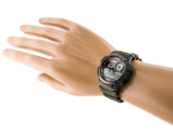 Pánske hodinky Ae-1000w 3av (Zd073b) - svetový čas