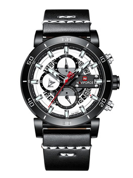 Pánske hodinky - Nf9131 (Zn086a) Black/W. + Krabička