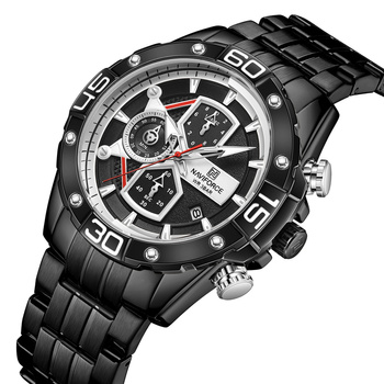 Pánske hodinky Nf8018 - Chronograf (Zn122b) + krabička