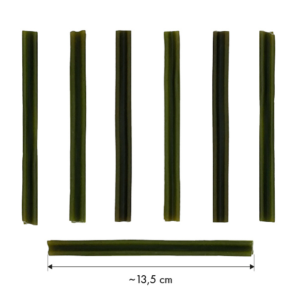 Dentálna pochúťka pre psov Dental Sticks Mersjo Hovädzie Riasy Čaj 28 ks