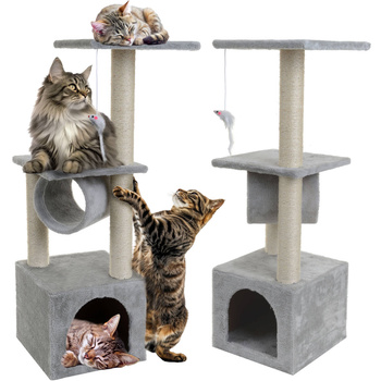 Škrabadlo pre mačky, domček, posteľ, Double 92 cm