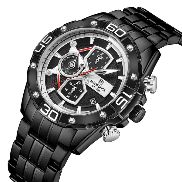 Pánske hodinky Nf8018 - Chronograf (Zn122b) + krabička