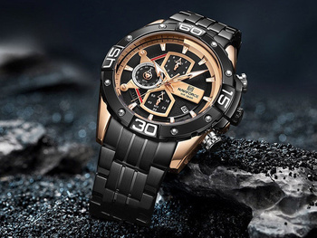 Pánske hodinky Nf8018 - Chronograf (Zn122c) + krabička