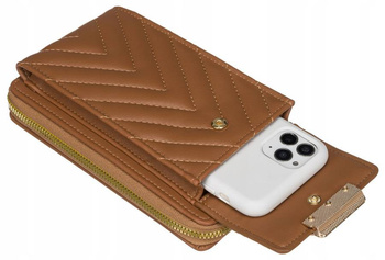 Peňaženka z ekokože so vzorom rybej kosti