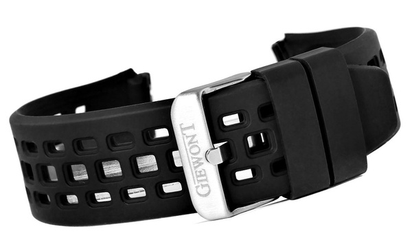 Giewont GW440 Silicone Smartwatch Strap Black GWP440-1