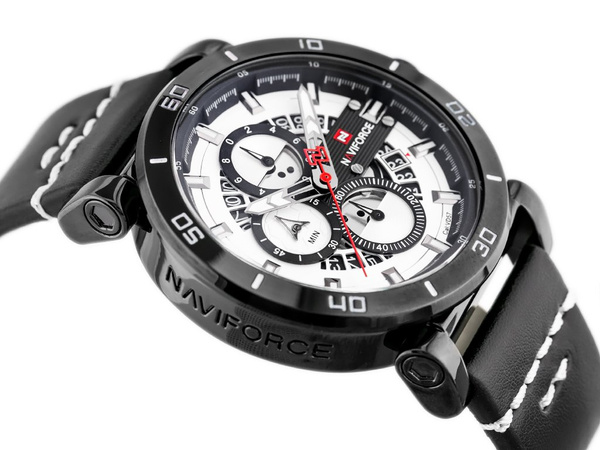 Pánske hodinky - Nf9131 (Zn086a) Black/W. + Krabička