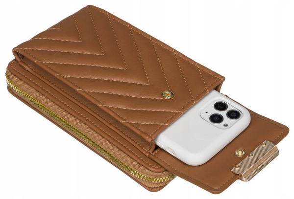 Peňaženka z ekokože so vzorom rybej kosti