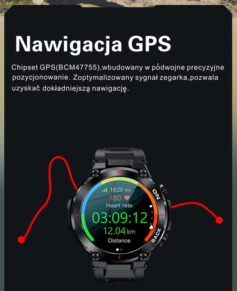 Inteligentné hodinky pre mužov Gt8-1 – s GPS (Sg017a)