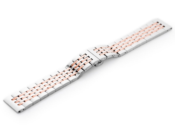 Náramok Model 4 Silver Rose Gold 18 mm