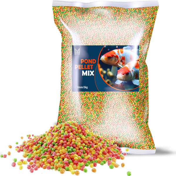 Krmivo pre koi kapry Mersjo Pond pellet MIX 5kg 6mm