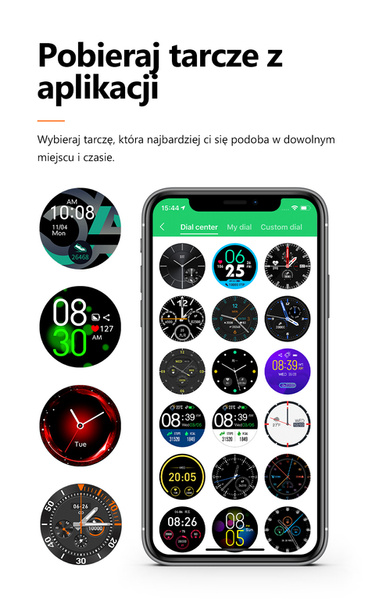 Pánske inteligentné hodinky Sw018-1 strieborné/čierne (Sg012a) vlastné ciferníky