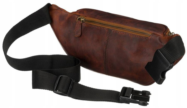 Kožená pánska bedrová taška