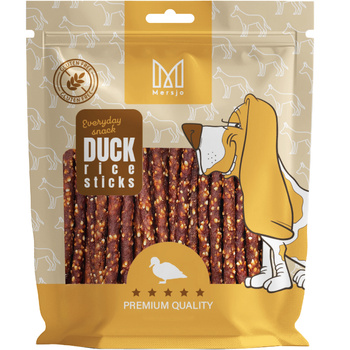 Pochúťka pre psov - Kabanosy s kačkou a ryžou 500g