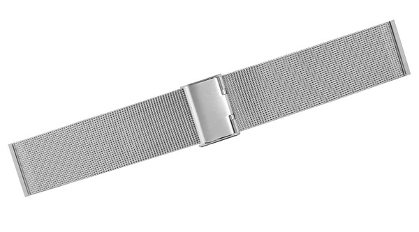Strieborný mriežkovaný náramok 22mm 301S22