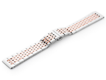 Náramok Model 4 Silver Rose Gold 18 mm