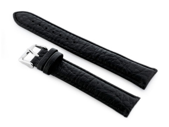 Kožený remienok na hodinky W05xl čierny - 20mm