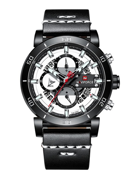 Pánske hodinky - Nf9131 (Zn086a) Black/W. + Krabička