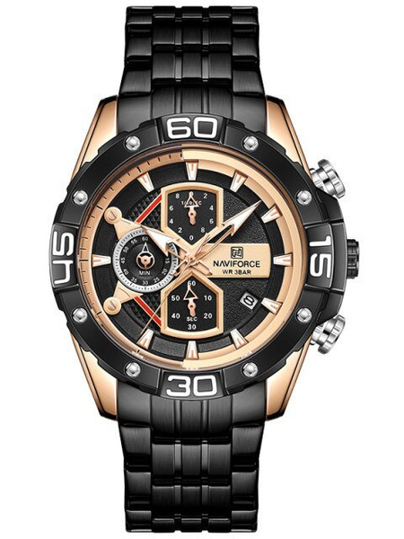 Pánske hodinky Nf8018 - Chronograf (Zn122c) + krabička