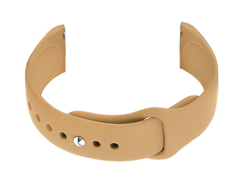 Gumový remienok na hodinky U21 22mm - hnedý