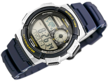 Pánske hodinky Ae-1000w 2av (Zd073e) - svetový čas