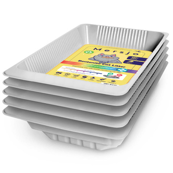 5x jednorázový box pre mačky PH CONTROL, s bentonitovou podstielkou 5x2,7l + lopatka