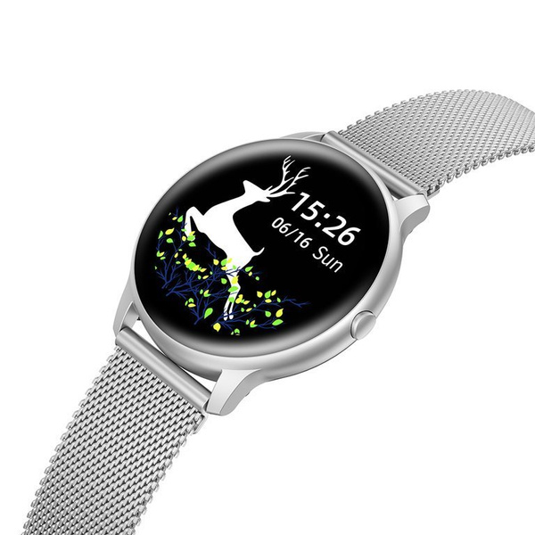 Unisex inteligentné hodinky Sw015-3 Silver (Sg010c)