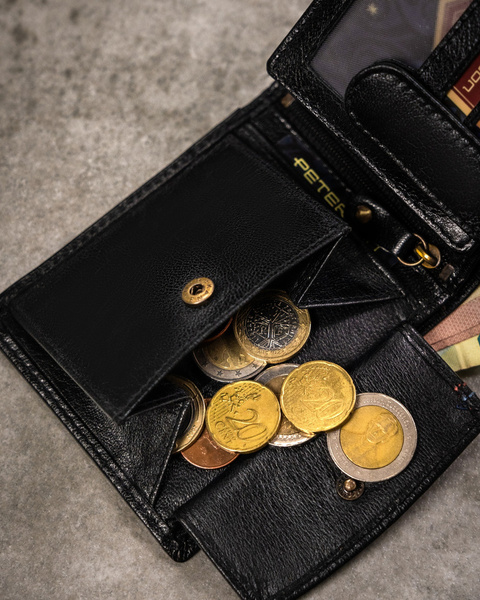 Darčeková sada: koža, stredná pánska peňaženka a kľúčenka