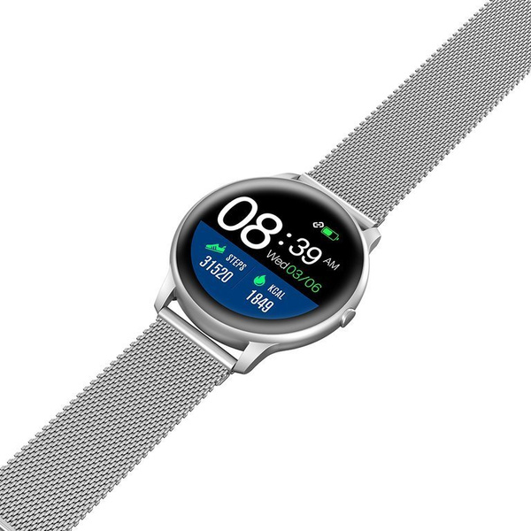 Unisex inteligentné hodinky Sw015-3 Silver (Sg010c)