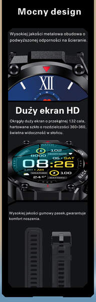 Inteligentné hodinky pre mužov Gt8-1 – s GPS (Sg017a)