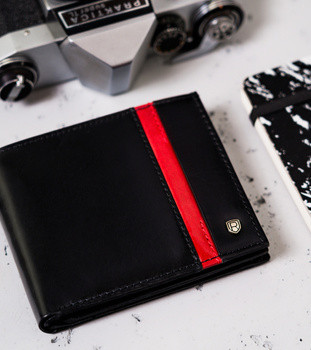 Pánska kožená peňaženka na karty s RFID Protect