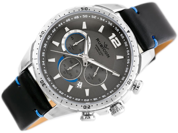 Pánske hodinky Rncd98 - Chronograf (Zr095c) Čierno/Strieborný