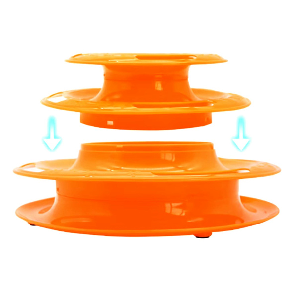 Mersjo Hračka pre mačky – veža s loptičkami