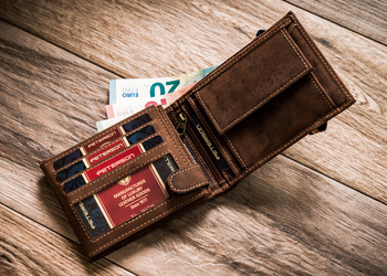 Pánska nubuková peňaženka s ochranou RFID kartou