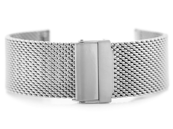 Náramok M8 - Sieťka Hq - Strieborný 22mm