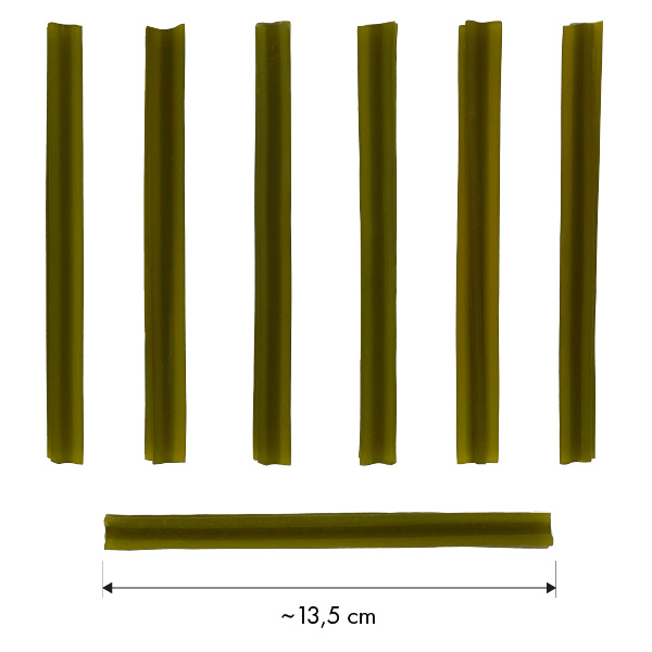 Dentálna pochúťka pre psov Dental Sticks Mersjo Hovädzie Riasy Čaj 28 ks