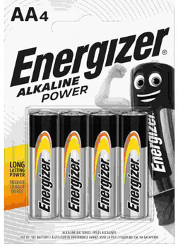 4x AA batérie 1,5V alkalický zdroj energie lr6