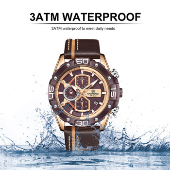 Pánske hodinky Nf8018 - Chronograf (Zn122d) + krabička