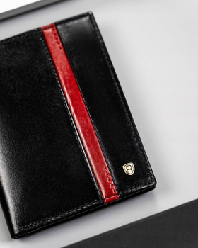 Veľká, kožená pánska peňaženka s RFID systémom bez vonkajšej spony