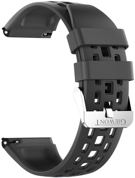 Giewont GW440 Silicone Smartwatch Strap Black GWP440-1